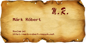 Márk Róbert névjegykártya